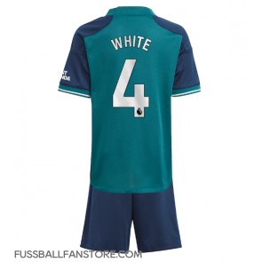 Arsenal Ben White #4 Replik 3rd trikot Kinder 2023-24 Kurzarm (+ Kurze Hosen)